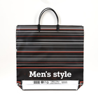 Пакет «На стиле», полиэтиленовый, с пластиковой ручкой, 37×35 см, 90 мкм - Фото 2