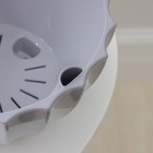 Кашпо для цветов с автополивом «Ракушка», 2.4 л, d=22 см, h=10.5 см, серое - Фото 4