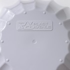 Кашпо для цветов с автополивом «Ракушка», 2.4 л, d=22 см, h=10.5 см, серое - Фото 6