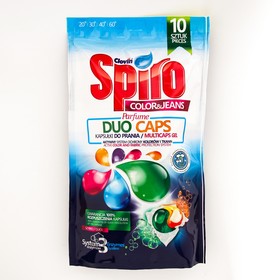 Капсулы для стирки цветного белья, Spiro laundry washing caps Color, 10 шт.