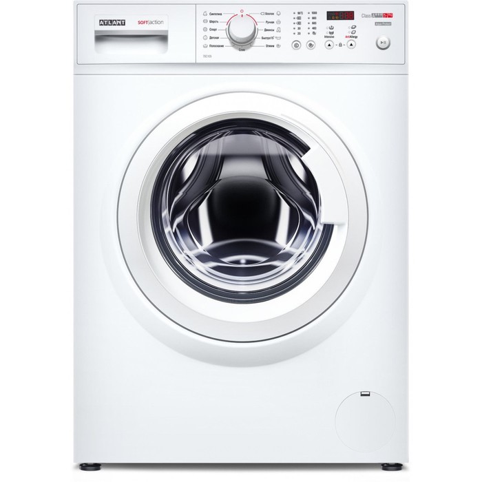 Стиральная машина ATLANT СМА-70 C 105-00, класс A+++, 1000 об/мин, до 7 кг, белая - Фото 1