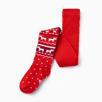 Колготки детские KAFTAN New Year 116-122 см, красный