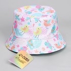 Панама детская для девочки «Птички», 52-54 - фото 48355362