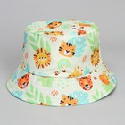 Панама детская для девочки «Зверята», р-р. 52-54 см - фото 24446966