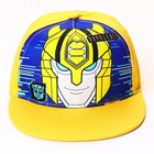 Кепка детская, размер 52-56, жёлтая, Трансформеры - фото 33963584