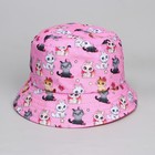 Панама «Котики», р-р. 52-54 см - фото 25427107