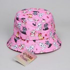 Панама «Котики», р-р. 52-54 см - фото 25427108