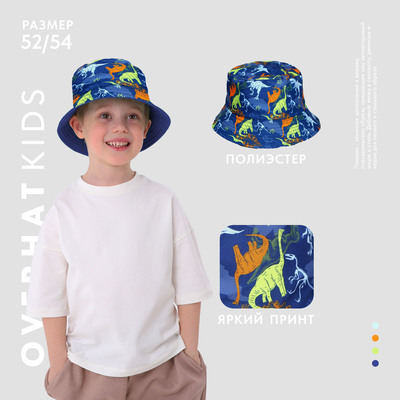 Панама детская «Динозавры», р-р 52-54