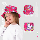 Панама детская для девочки «Единорог», р-р 52-54 - фото 24647345