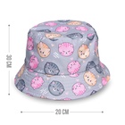 Панама детская для девочки «Котята», р-р 52-54 7646134