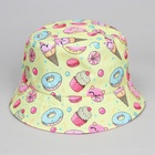 Панама детская для девочки «Вкусняшки», р-р 52-54 - фото 24052232