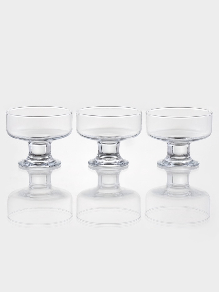 Креманки Paşabahçe Ice ville, 265 мл, для мороженого, набор 3 шт., стекло, прозрачные - Фото 1