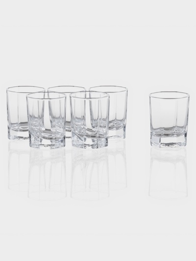 Стопки для водки Paşabahçe Kosem, 60 мл, стекло, прозрачные, набор 6 шт.