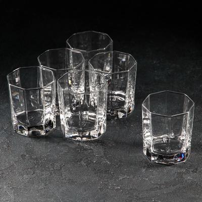 Стаканы для виски Paşabahçe Kosem, 285 мл, набор 6 шт., стекло, прозрачные