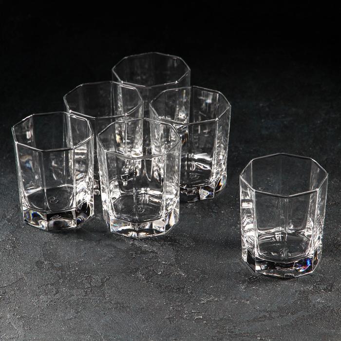 Набор стеклянных стаканов для виски Kosem, 285 мл, 6 шт - Фото 1