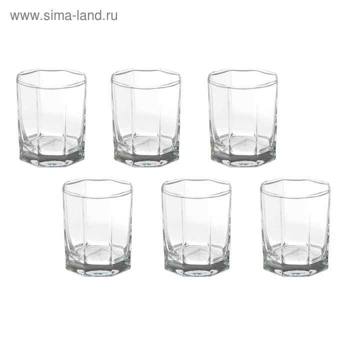 Набор стаканов для сока «Кошем», 6 шт, 200 мл - Фото 1