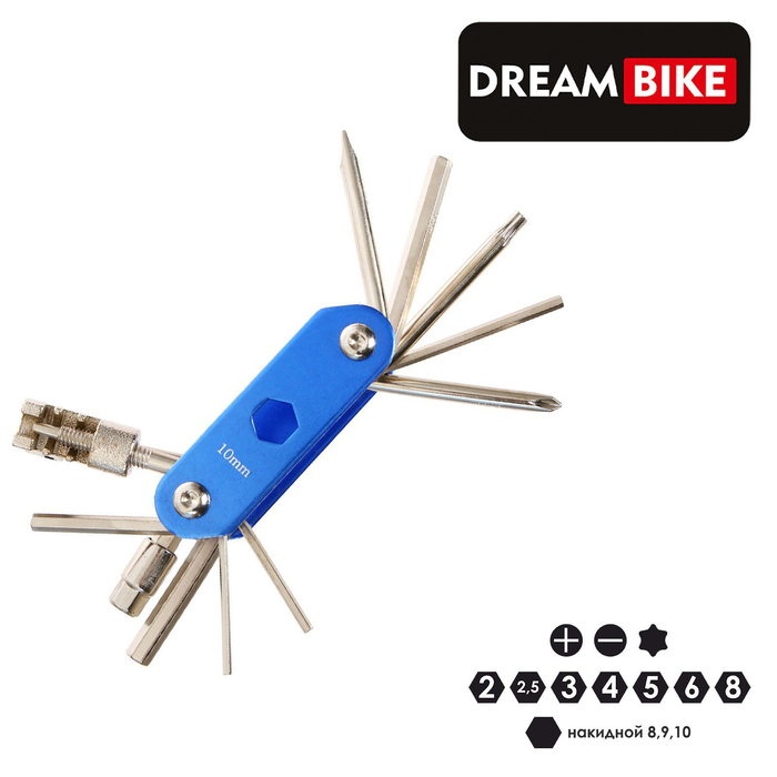 Мультиключ Dream Bike, для велосипеда - Фото 1