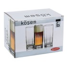 Набор высоких стеклянных стаканов Kosem, 380 мл, 6 шт - фото 4177458