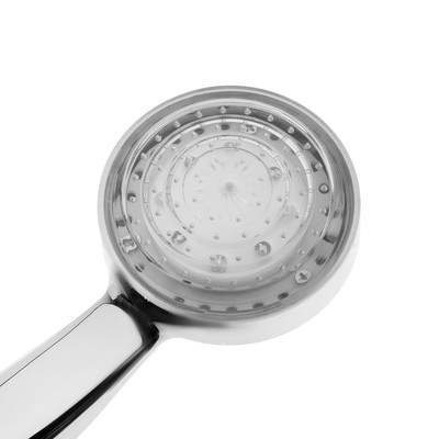 Лейка для душа ZEIN Z0015, с LED подсветкой, 3 цвета, пластик, цвет хром