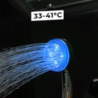 Душевая лейка ZEIN Z0015, с LED подсветкой, 3 цвета, пластик, цвет хром - Фото 8