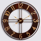 Часы настенные, серия: Лофт, "Демпо", плавный ход, d-60 см - фото 2143897