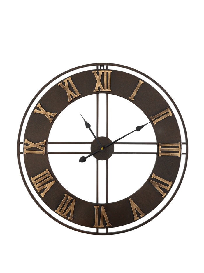 Часы настенные интерьерные «Алазея», серия: Лофт, металл, бесшумные, плавный ход, d=60 см, от батарейки 1×АА - Фото 1