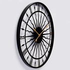 Часы настенные интерьерные «Солнце», серия: Лофт, металл, бесшумные, плавный ход, d=59 см, от батарейки 1хАА - Фото 3