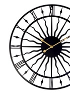 Часы настенные интерьерные «Солнце», серия: Лофт, металл, бесшумные, плавный ход, d=59 см, от батарейки 1хАА - Фото 4