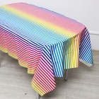 Скатерть «Полоска», 137 × 183 см, цвет радуга - фото 6624025