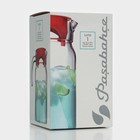 Кувшин Paşabahçe Light blue, 1.7 л, стекло, красная крышка, прозрачный - Фото 7