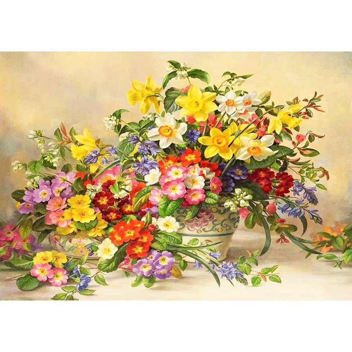 Набор для вышивки лентами «Первоцветы», 25 × 36 см - Фото 1