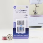 Иглы для бытовых швейных машин, для трикотажа, №130, 5 шт (комплект 3 шт) - фото 26284841