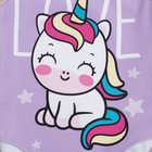 Купальник для девочки KAFTAN «Единорог», рост 122 см, цвет лиловый - фото 24623706