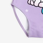 Купальник для девочки KAFTAN «Единорог», рост 128 см, цвет лиловый - фото 21638186