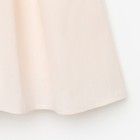 Платье для девочки MINAKU: Cotton Collection, бежевое, рост 134 см - Фото 10