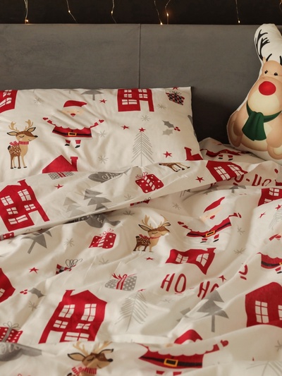 Постельное бельё Этель 1,5 сп "Christmas day", 143х215 см, 150х214 см, 50х70 см -1 шт, 100 % хлопок, бязь