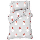 Постельное бельё 1.5-спальное «Этель. Снеговики», бязь - Фото 6