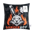 Подушка Этель "Danger Boy", 40*40 см, 100% п/э, велюр - Фото 5