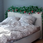 Постельное бельё евро «Этель» Snowfall, бязь 7787929