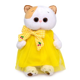 Мягкая игрушка «Ли-Ли в жёлтом платье с бантом», 27 см