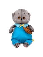 Мягкая игрушка «Кот Басик Baby», с ёжиком, 20 см - Фото 3