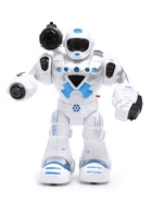 Робот «Герой», световые и звуковые эффекты, работает от батареек, цвет синий - Фото 3