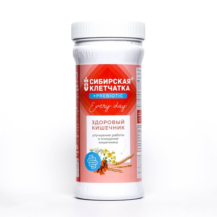 Сибирская клетчатка 2.0 Здоровый кишечник, с пребиотиками, 300 г - Фото 1