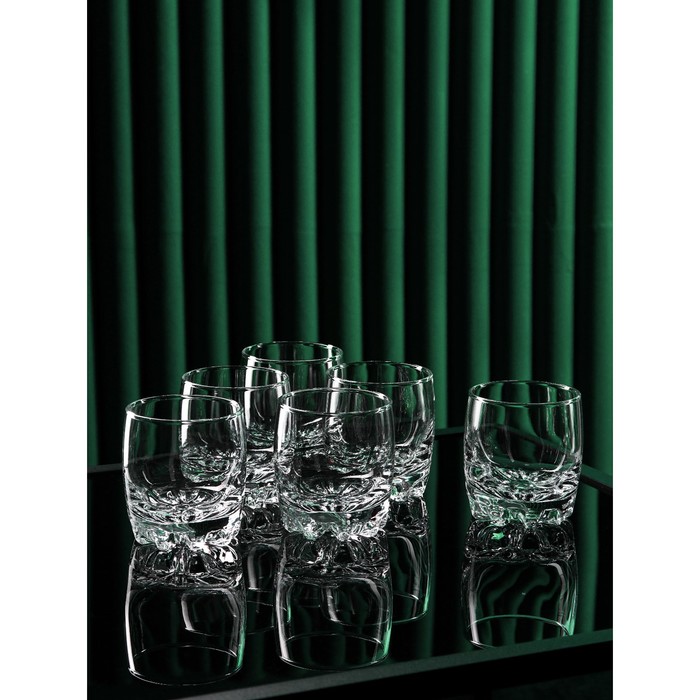 Набор стеклянных стаканов для виски Sylvana, 305 мл, 6 шт - Фото 1