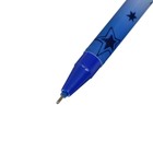 Набор ручек гелевых со стираемыми чернилами 12 штук Mazari Little Animal, пишущий узел 0.5 мм, сменный стержень, синие - Фото 4