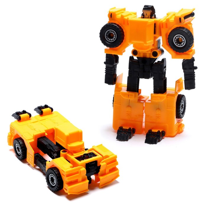 Роботы «Строительный отряд», с трансформацией, собираются в 1 робота, 3 штуки, в пакете 54830