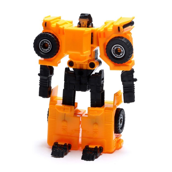 Роботы «Строительный отряд», с трансформацией, собираются в 1 робота, 3 штуки, в пакете 54830