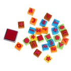 Развивающий набор «Цифры и фигуры», со штампами, в пакете - фото 24608531