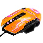 Мышь RITMIX ROM-363 Orange, игровая, проводная, 3200 dpi, USB, оранжевая
