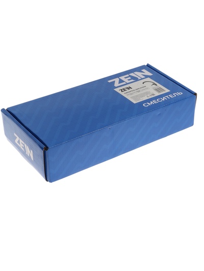 Смеситель для кухни ZEIN ZC2036, излив «Утка», картридж керамика 40 мм, черный/хром